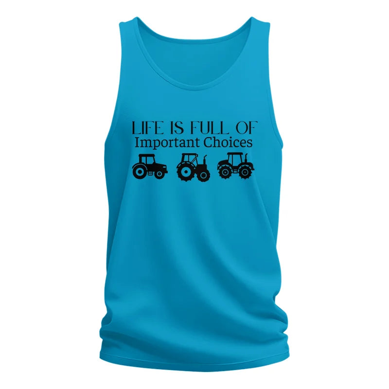 Life Is Full Of Important Choices 23 - Unisex Jersey Tank