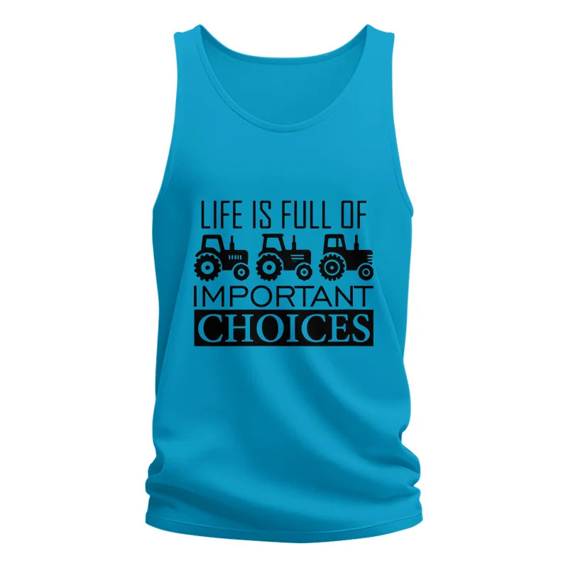 Image of Life Is Full Of Important Choices 35 - Unisex Jersey Tank