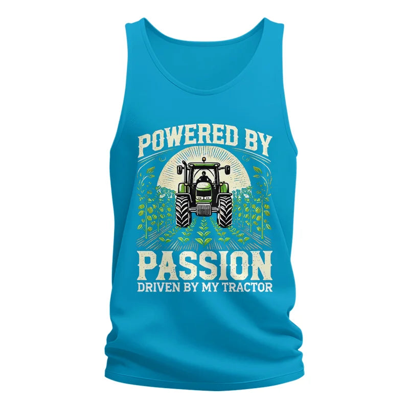 Powered By Passion Driven By My Tractor 3 - Unisex Jersey Tank