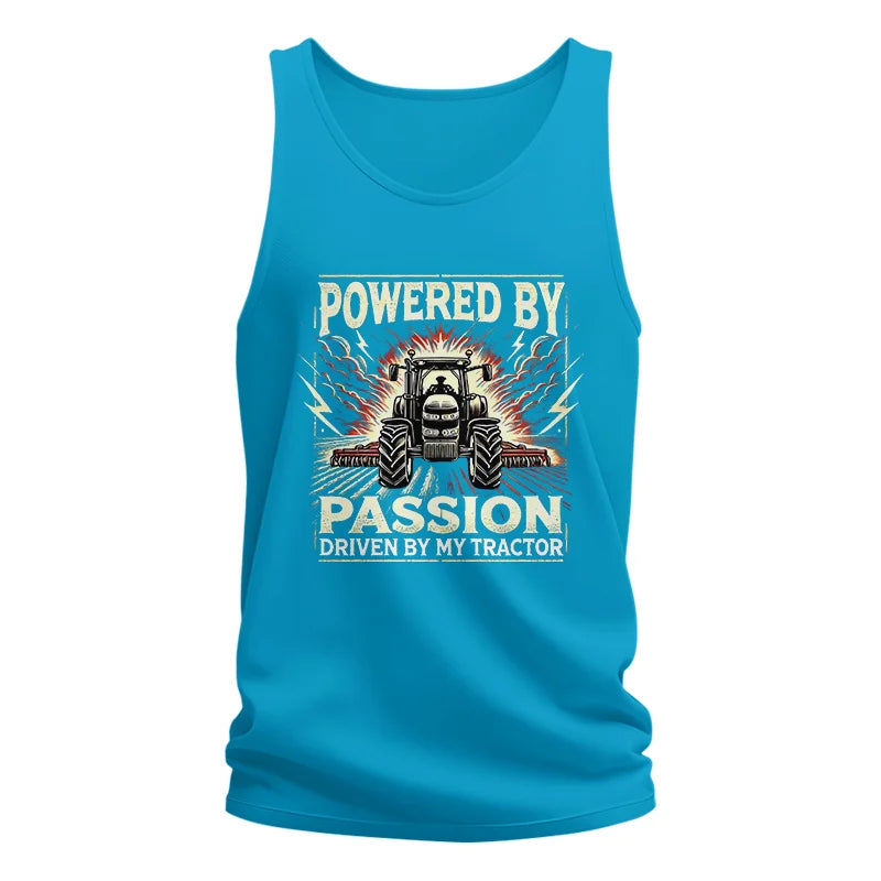 Powered By Passion Driven By My Tractor 4 - Unisex Jersey Tank