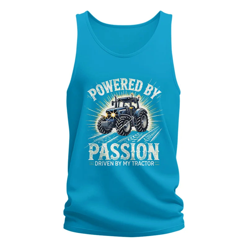 Powered By Passion Driven By My Tractor - Unisex Jersey Tank