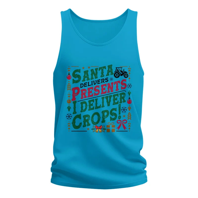 Santa Deliver Present I Deliver Crops! - Unisex Jersey Tank