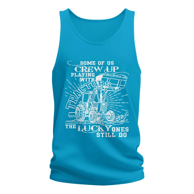 Some Of Us Grew Up Playing With Tractors 1 - Unisex Jersey Tank