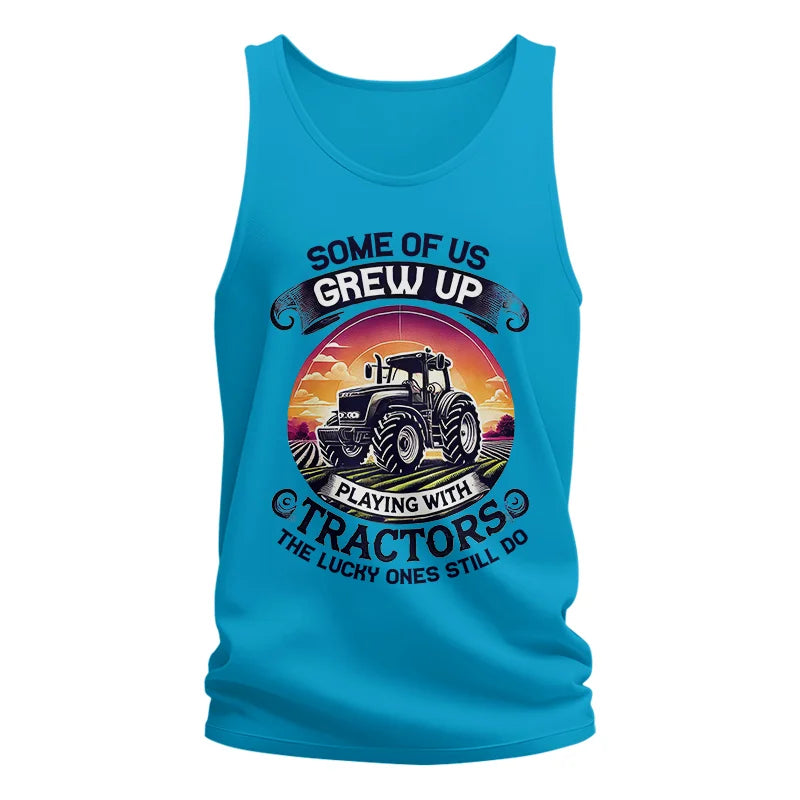 Some Of Us Grew Up Playing With Tractors 4 - Unisex Jersey Tank