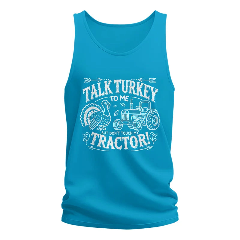 Talk Turkey to Me But Don’t Touch My Tractor 2 - Unisex Jersey Tank