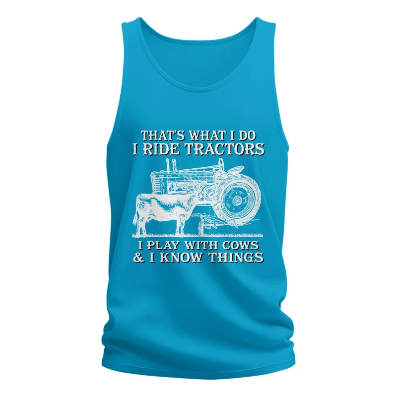 That's What I Do I Ride Tractors - Unisex Jersey Tank