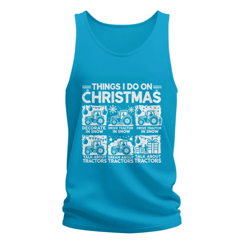 Things I Do On Christmas - Unisex Jersey Tank