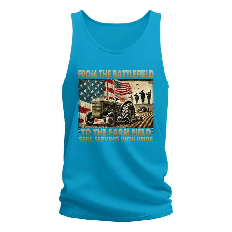 Veteran Farmer From The Battlefield To The Farm Field 1 - Unisex Jersey Tank