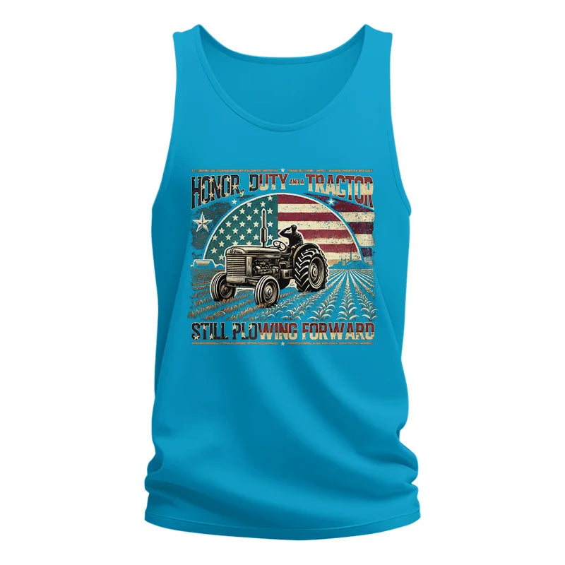 Veteran Farmer Honor Duty And A Tractor 1 - Unisex Jersey Tank