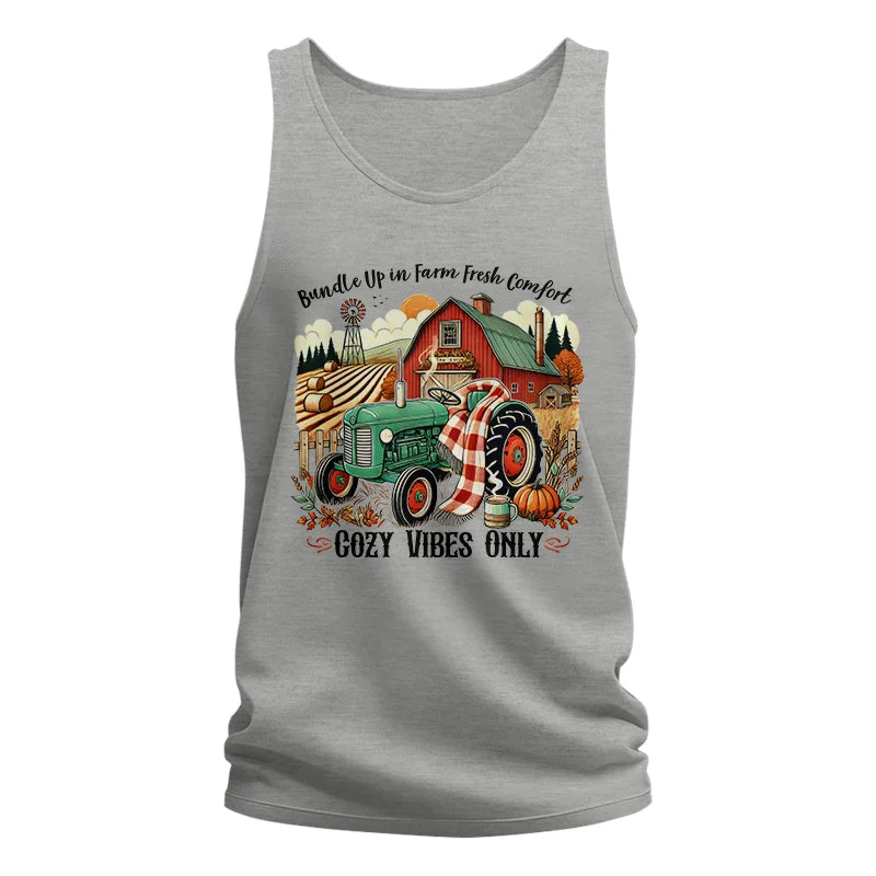 Image of Bundle Up in Farm Fresh Comfort_Cozy Vibes Only - Unisex Jersey Tank