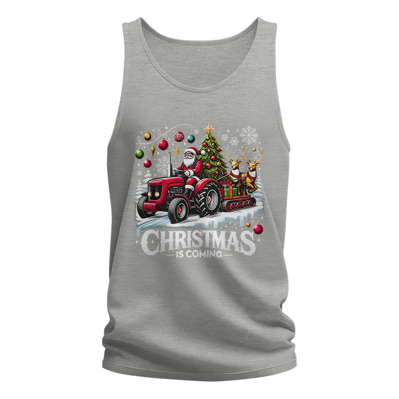 Image of Christmas Is Coming 1 - Unisex Jersey Tank