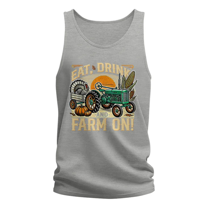 Eat Drink and Farm On - Unisex Jersey Tank