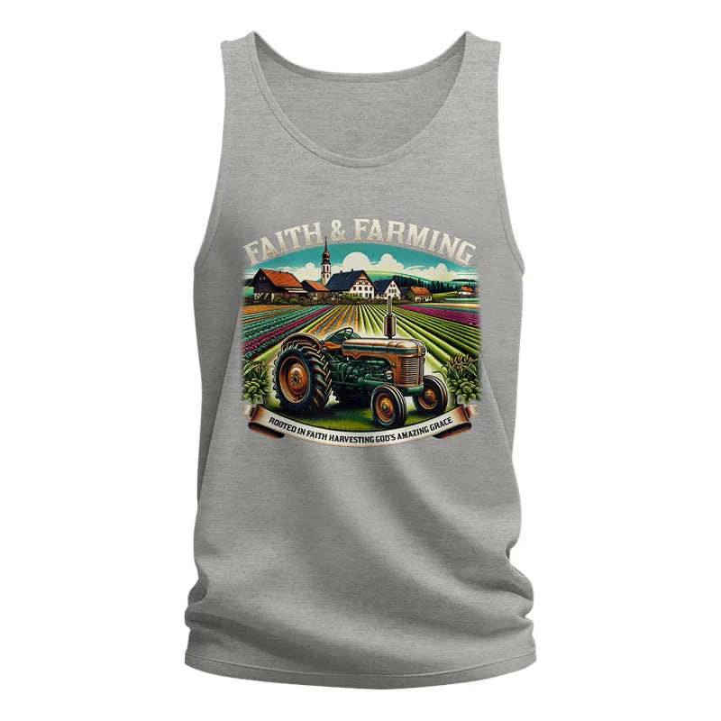 Image of Faith And Farming 4 - Unisex Jersey Tank