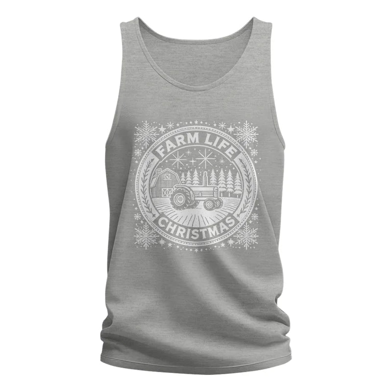 Image of Farm Life Christmas 2 - Unisex Jersey Tank