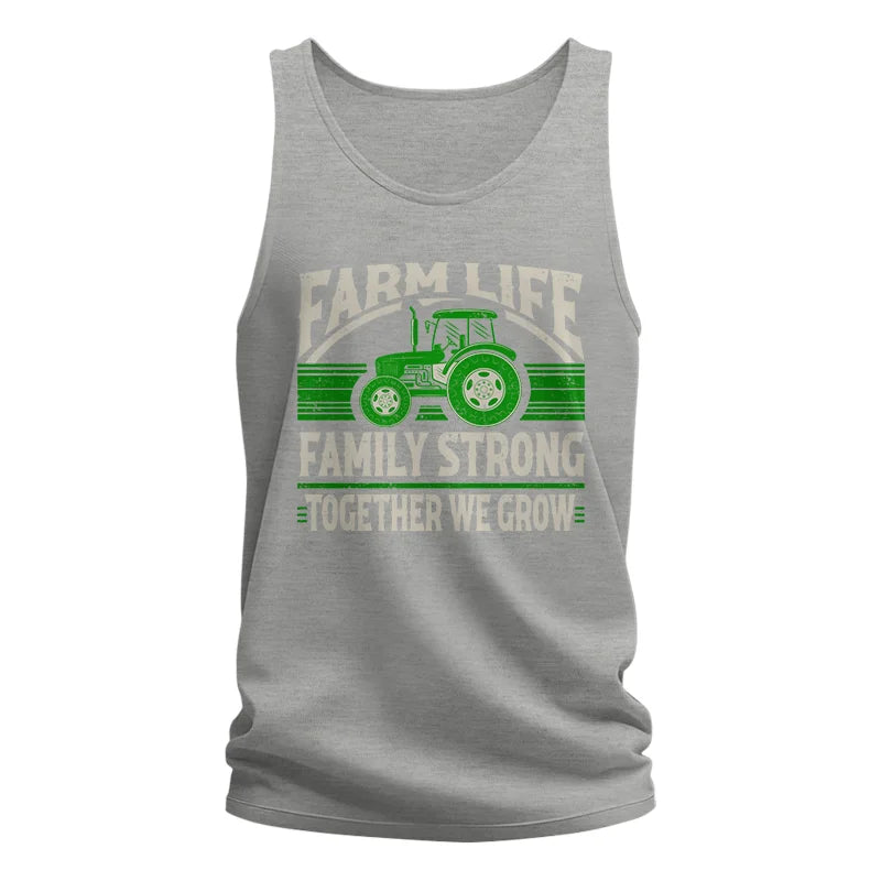 Farm life Family Strong_Together We grow - Unisex Jersey Tank