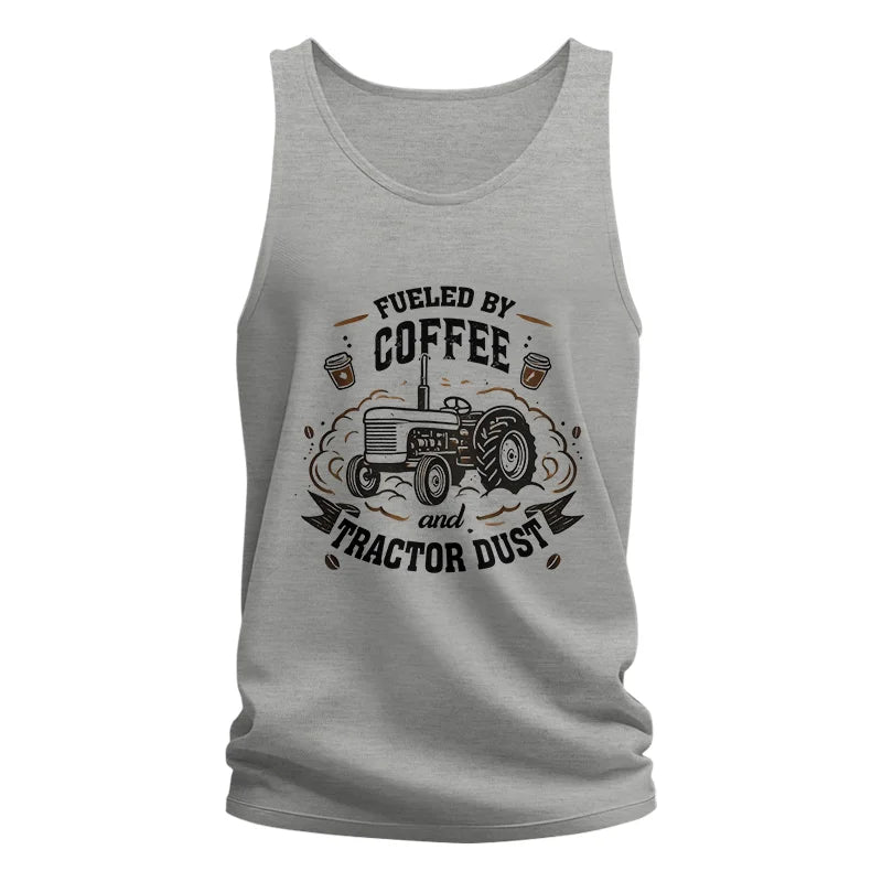 Fueled By Coffee And Tractor Dust - Unisex Jersey Tank