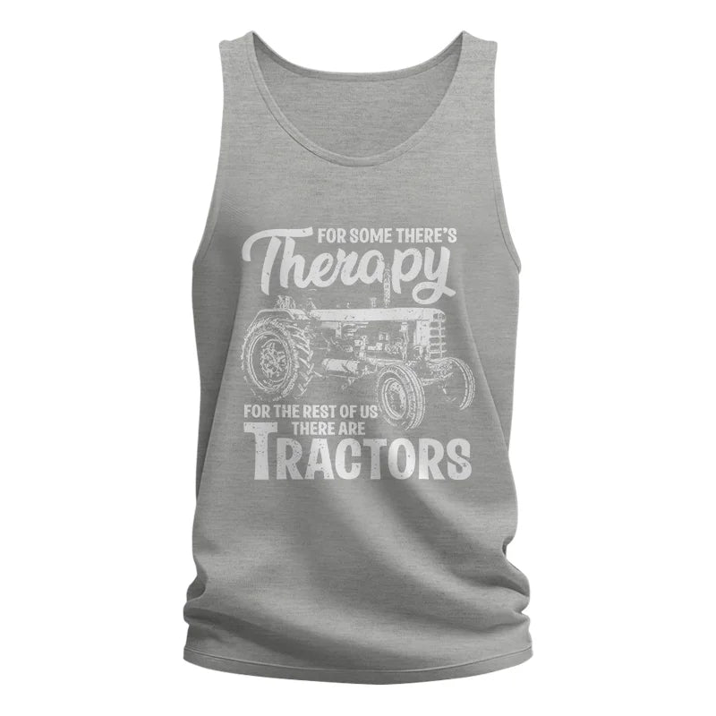 Funny Farmer Therapy Vintage Tractor Lover - Unisex Jersey Tank