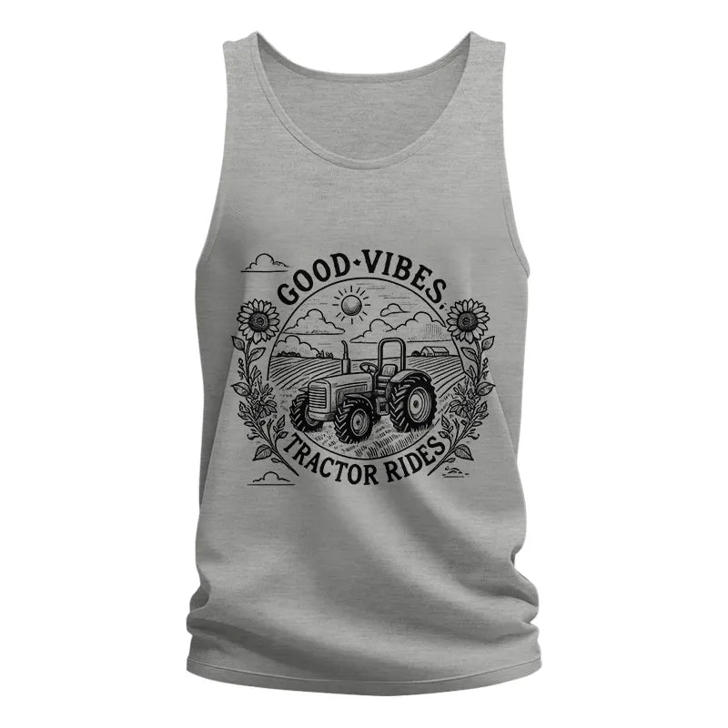 Image of Good Vibes Tractor Rides - Unisex Jersey Tank