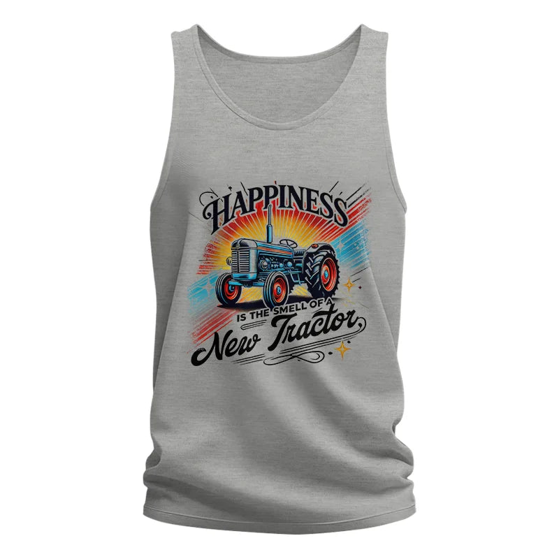 Image of Happiness Is The Smell Of A New Tractor - Unisex Jersey Tank