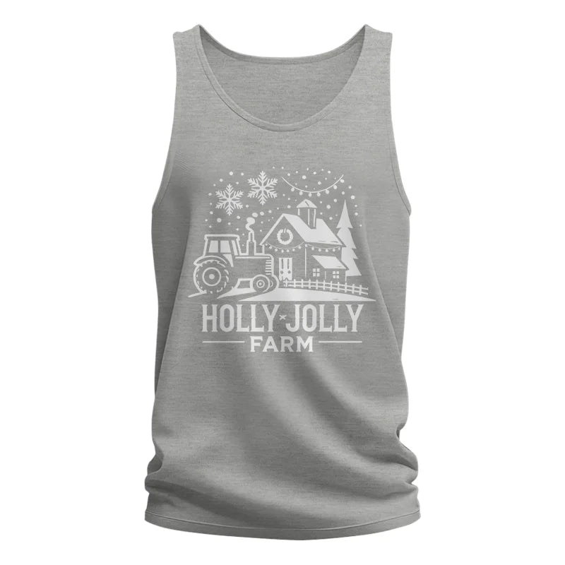 Image of Holly Jolly 3 - Unisex Jersey Tank