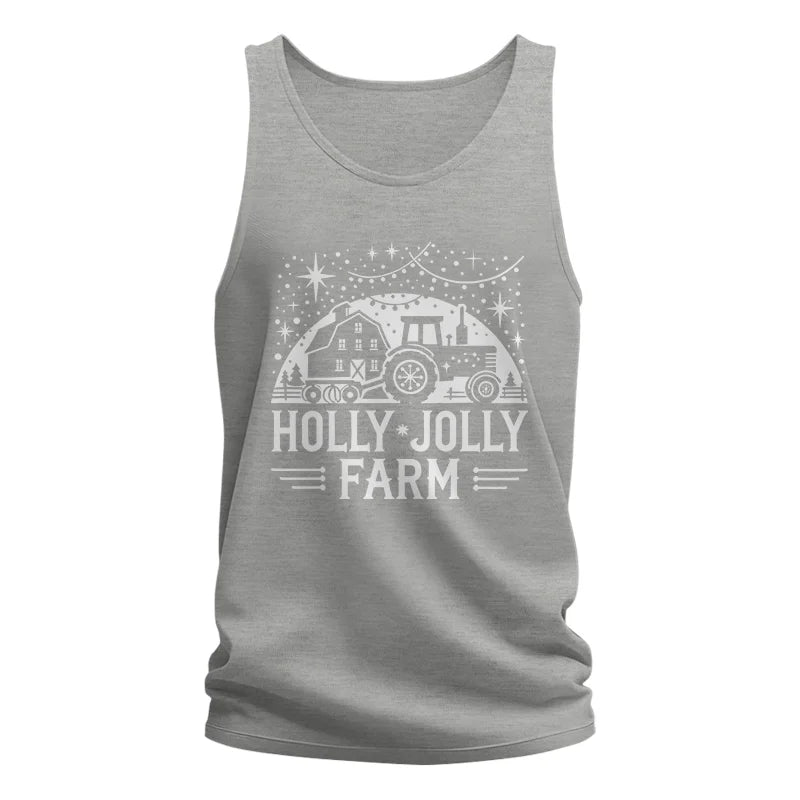 Holly Jolly Farm 2 - Unisex Jersey Tank