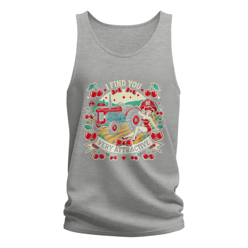 I Find You Very Attractive Red Cherry - Unisex Jersey Tank