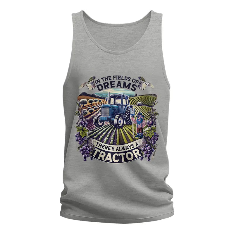 Image of In The Fields Of Dreams There's Always A Tractor 1 - Unisex Jersey Tank