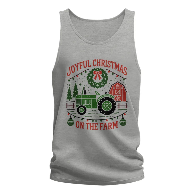 Joyful Christmas On The Farm 3 - Unisex Jersey Tank