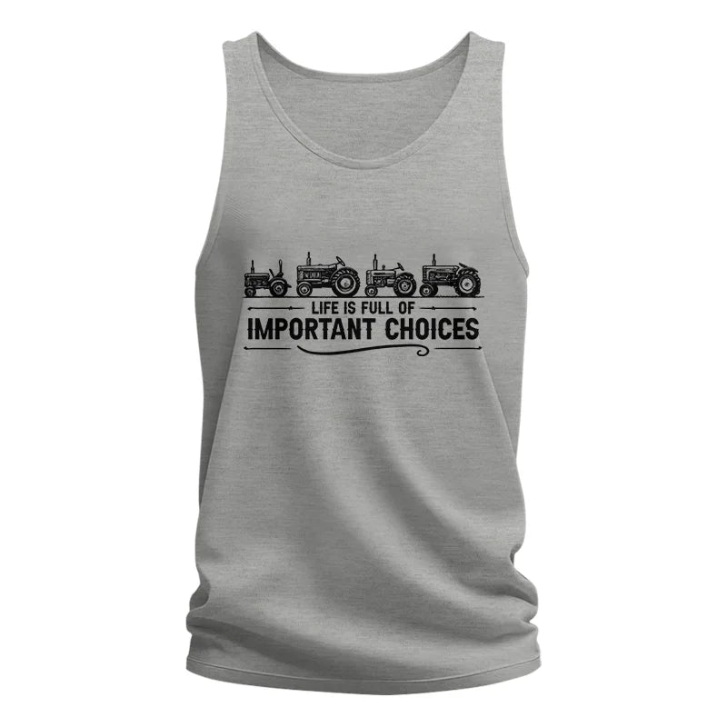 Image of Life Is Full Of Important Choices 12 - Unisex Jersey Tank