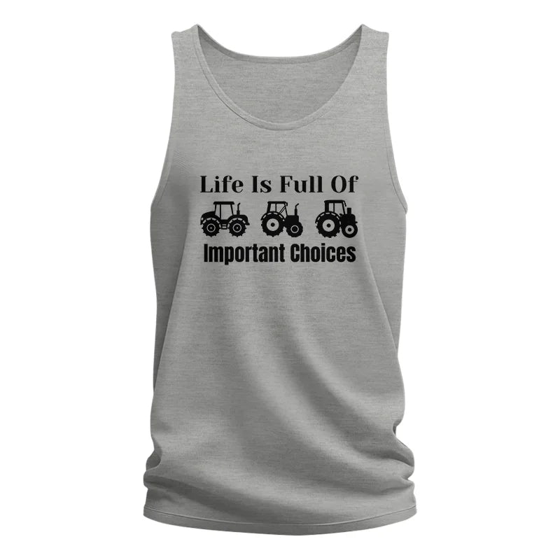 Image of Life Is Full Of Important Choices 22 - Unisex Jersey Tank