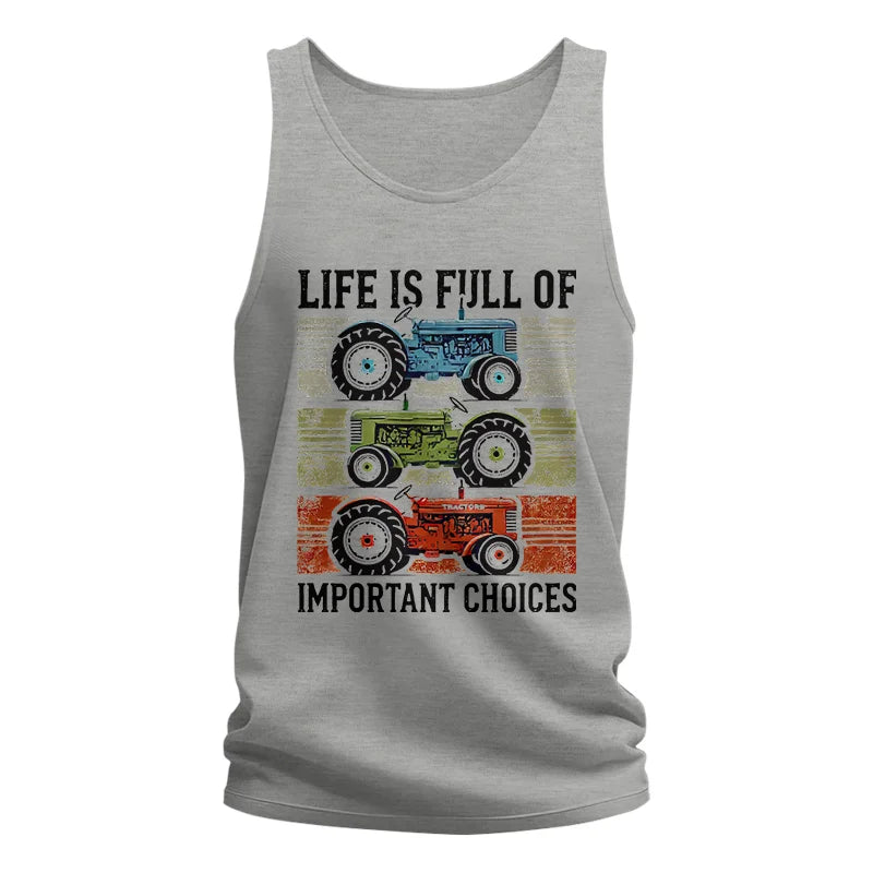 Image of Life Is Full Of Important Choices 3 - Unisex Jersey Tank