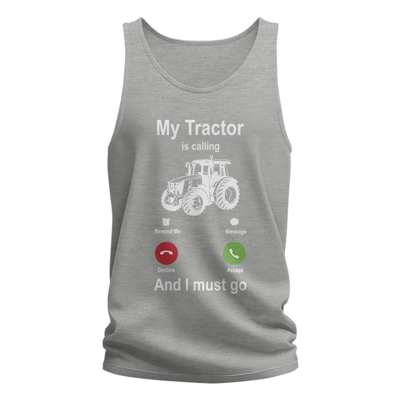 My Tractor Is Calling - Unisex Jersey Tank