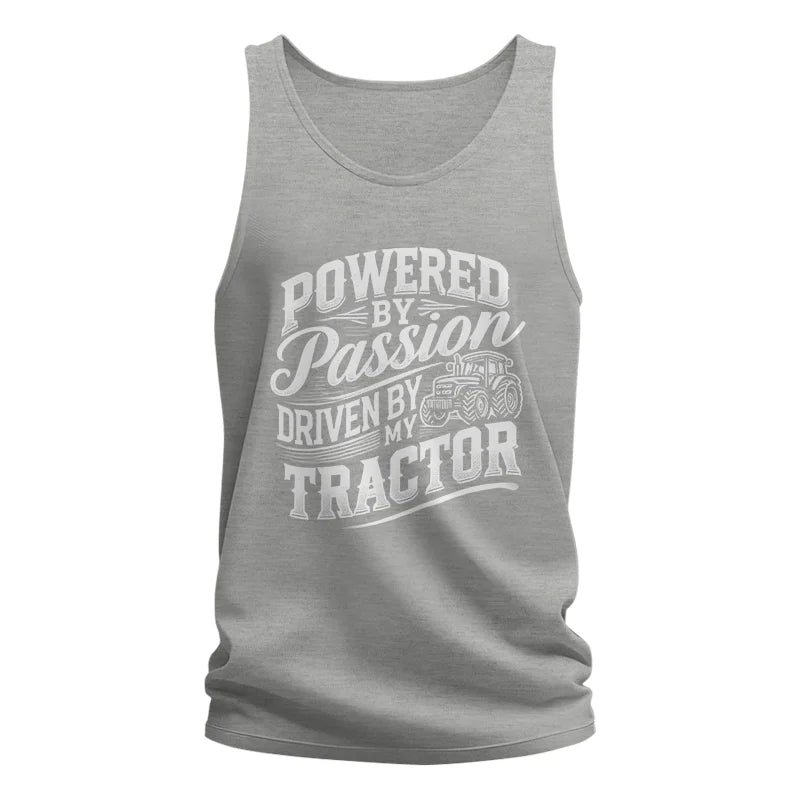 Powered By Passion Driven By My Tractor 2 - Unisex Jersey Tank