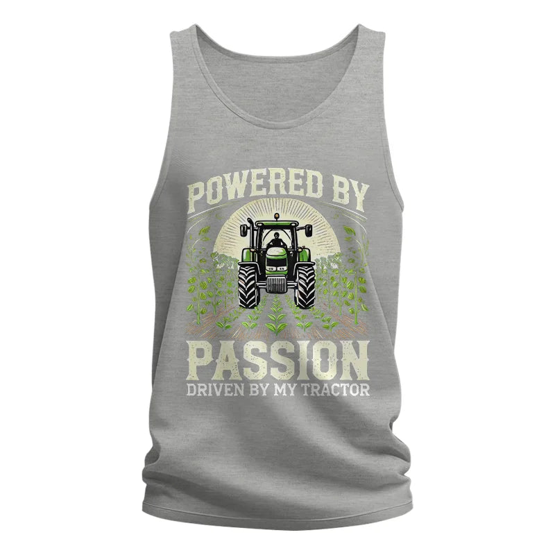 Powered By Passion Driven By My Tractor 3 - Unisex Jersey Tank