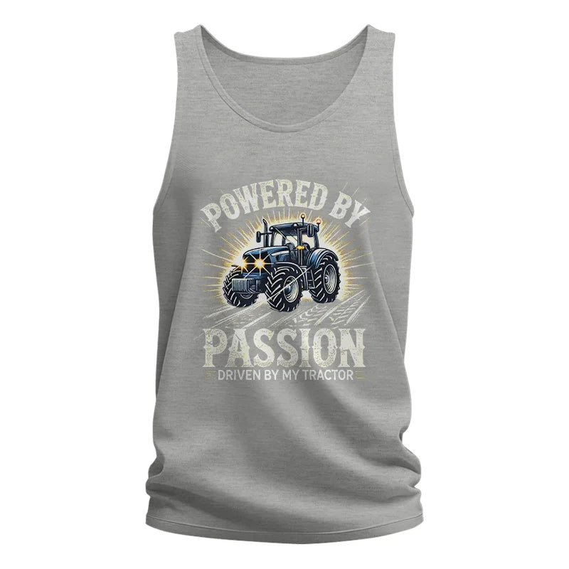 Powered By Passion Driven By My Tractor - Unisex Jersey Tank