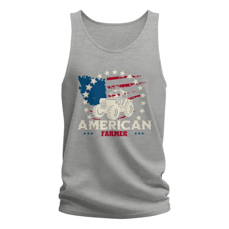 Proud To Be An American Farmer Citizen Veteran - Unisex Jersey Tank