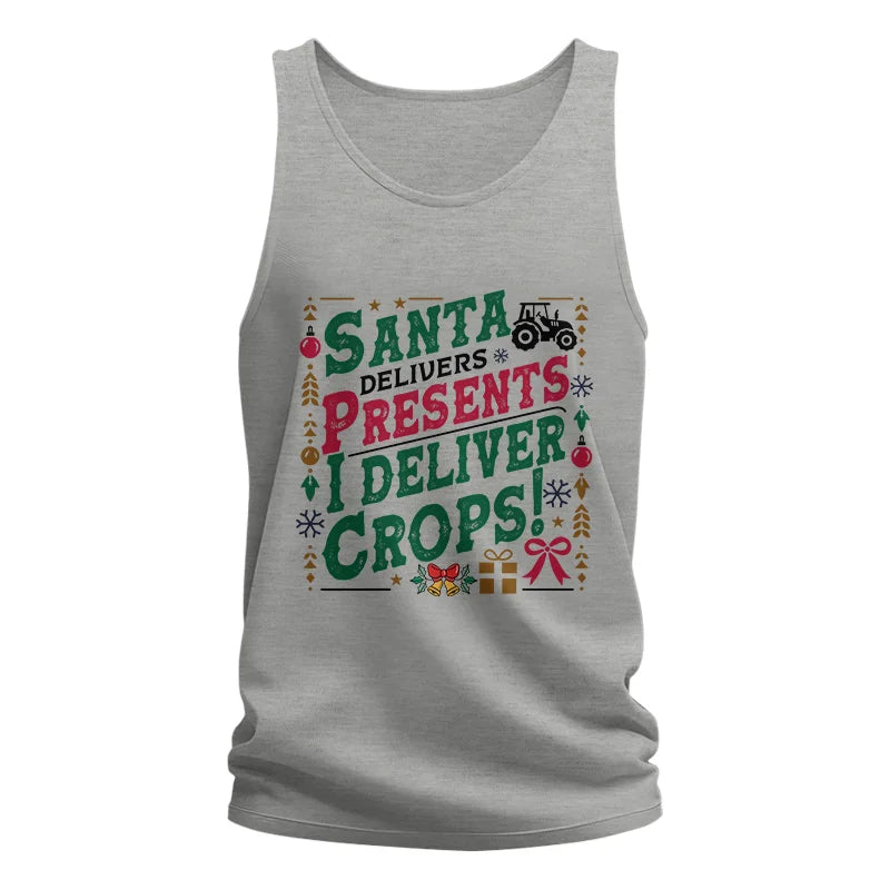 Santa Deliver Present I Deliver Crops! - Unisex Jersey Tank