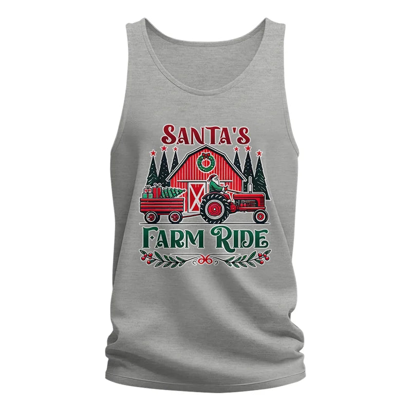 Image of Santa's Farm Ride 1 - Unisex Jersey Tank