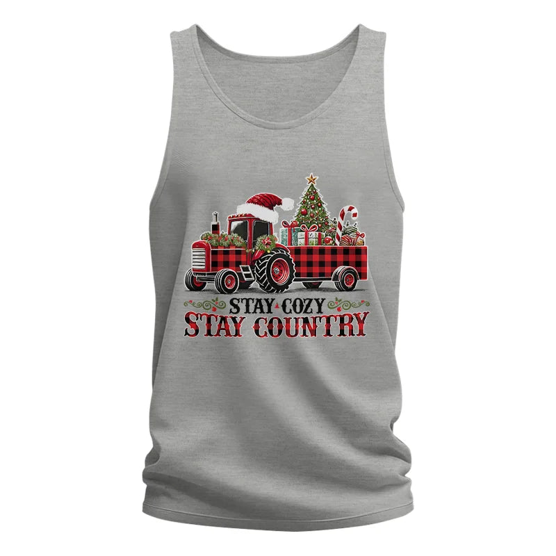 Stay Cozy Stay Country - Unisex Jersey Tank