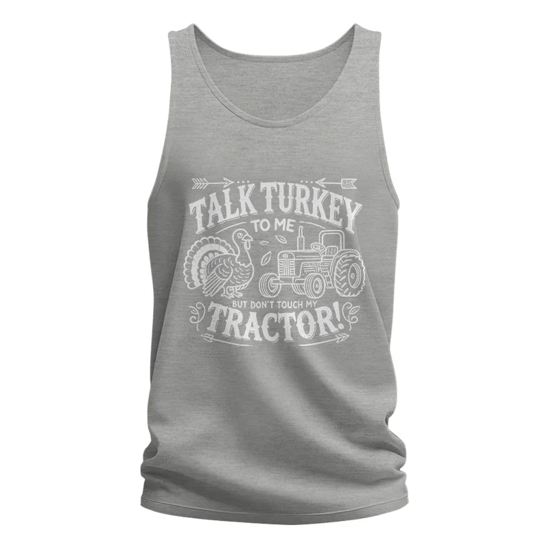 Talk Turkey to Me But Don’t Touch My Tractor 2 - Unisex Jersey Tank