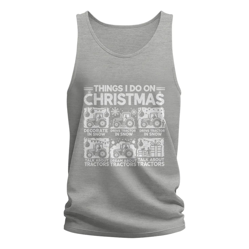 Things I Do On Christmas - Unisex Jersey Tank