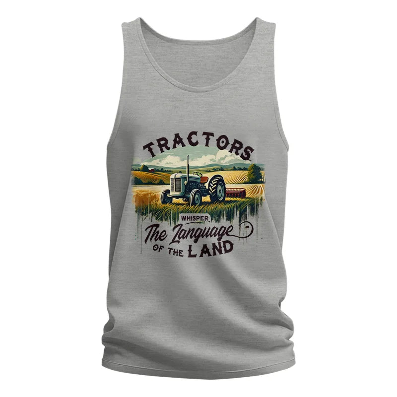 Tractors Whisper The Language Of The Land 2 - Unisex Jersey Tank