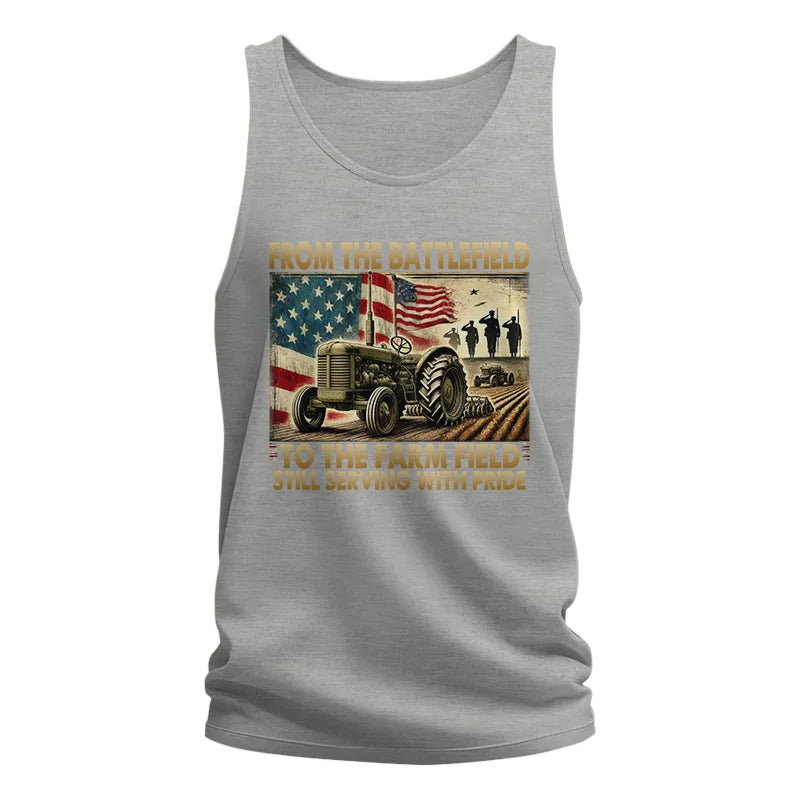 Veteran Farmer From The Battlefield To The Farm Field 1 - Unisex Jersey Tank