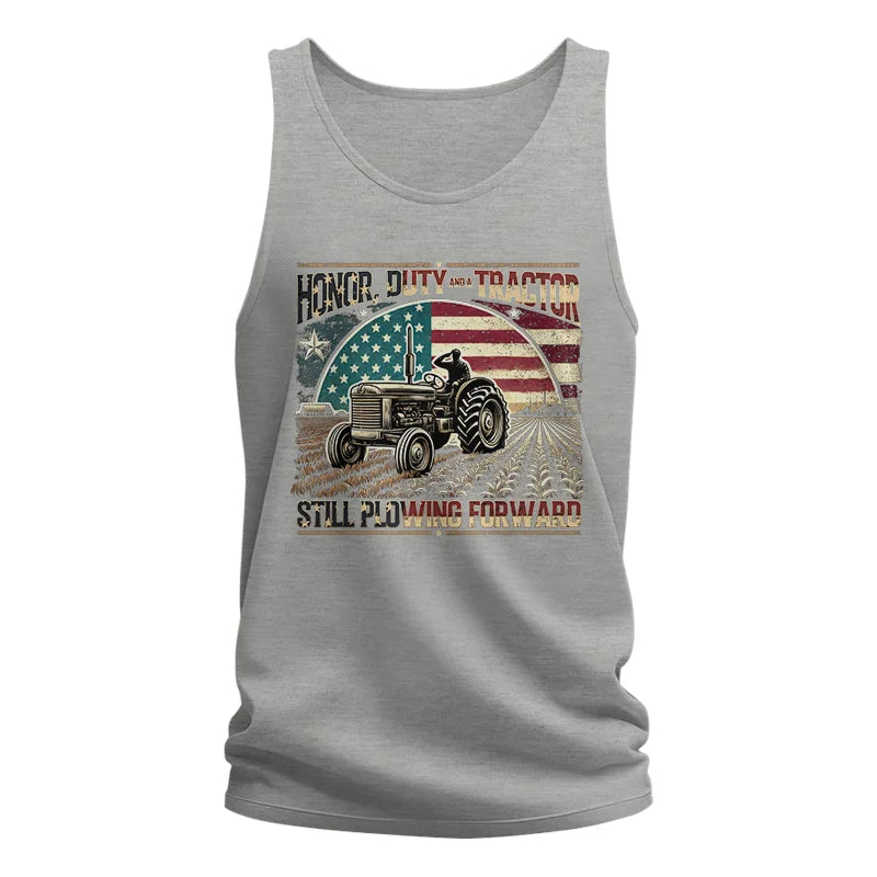 Veteran Farmer Honor Duty And A Tractor 1 - Unisex Jersey Tank