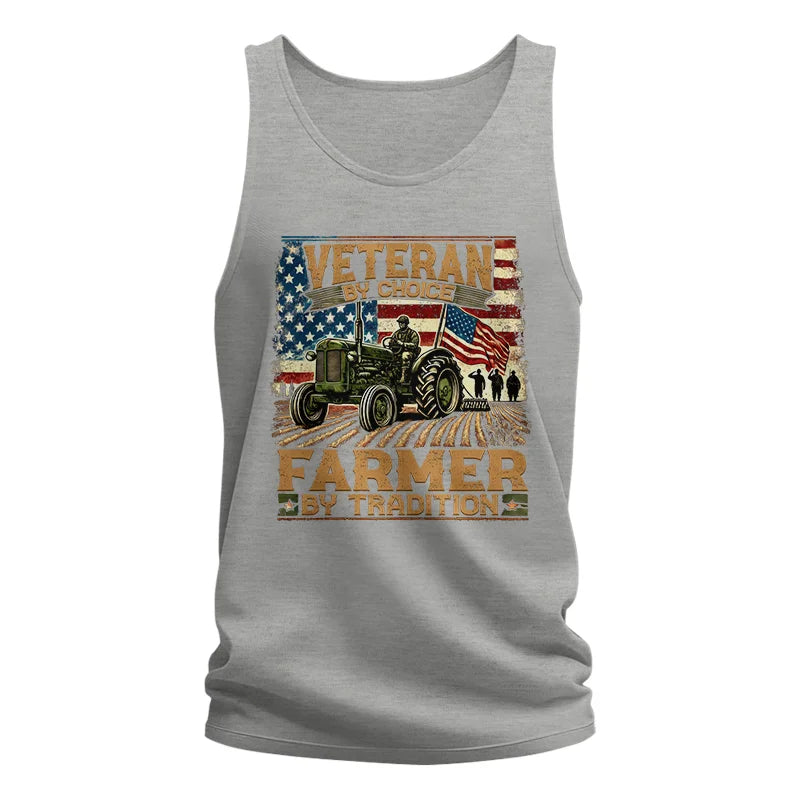 Veteran Farmer Veteran By Choice_Farmer By Tradition - Unisex Jersey Tank