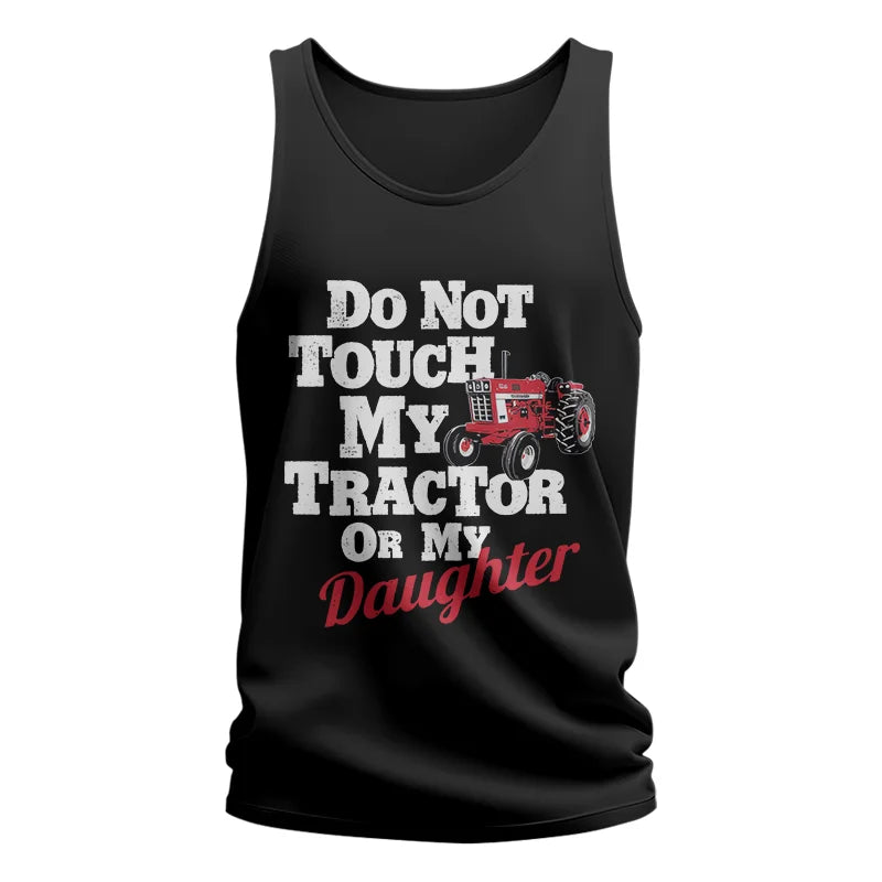 Image of Do Not Touch My Tractor Or My Daughter - Unisex Jersey Tank