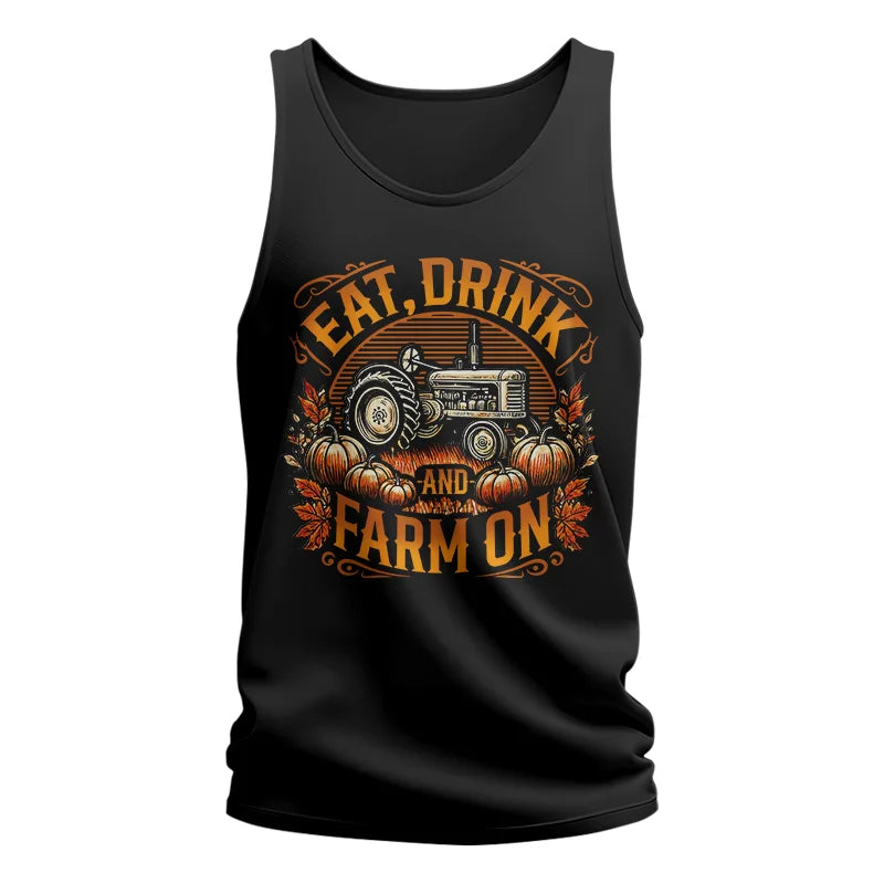 Eat Drink and Farm On 2 - Unisex Jersey Tank