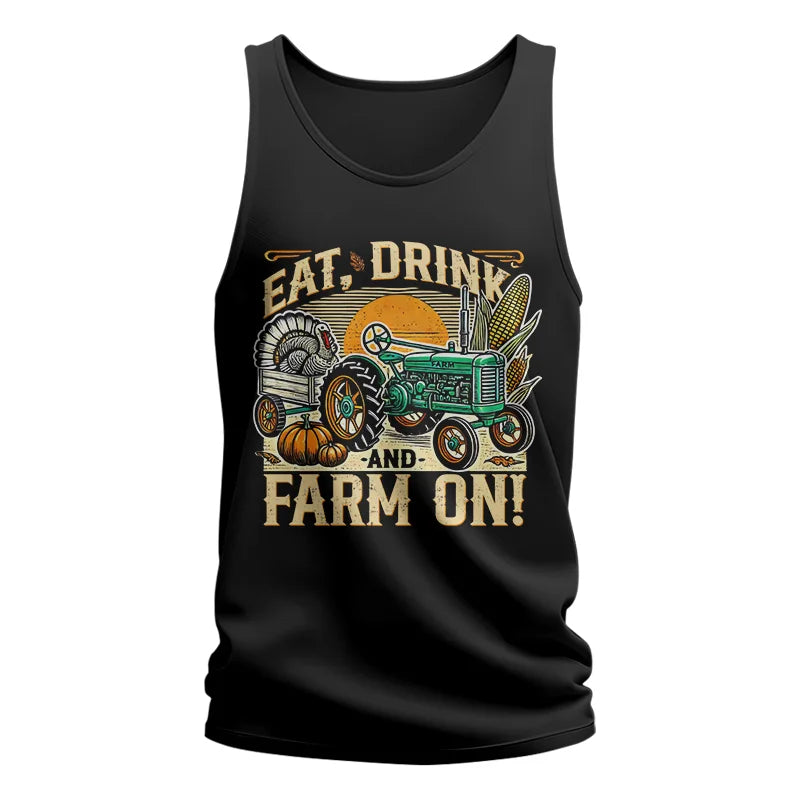 Eat Drink and Farm On - Unisex Jersey Tank