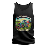 Faith And Farming 2 - Unisex Jersey Tank