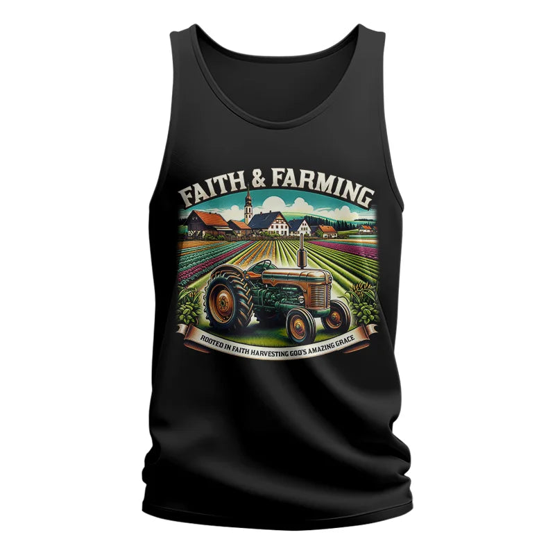 Faith And Farming 4 - Unisex Jersey Tank